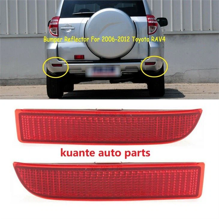 ٹویوٹا RAV4 2006-2010 کے لیے پلاسٹک ریڈ بیک بمپر ریفلیکٹر
