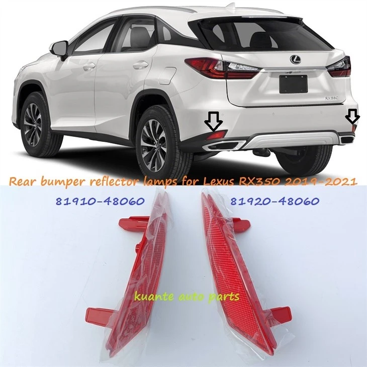Lexus RX کے لیے ریئر بمپر ریفلیکٹر لیمپ350 2019-2021 81920-48060 81910-48060